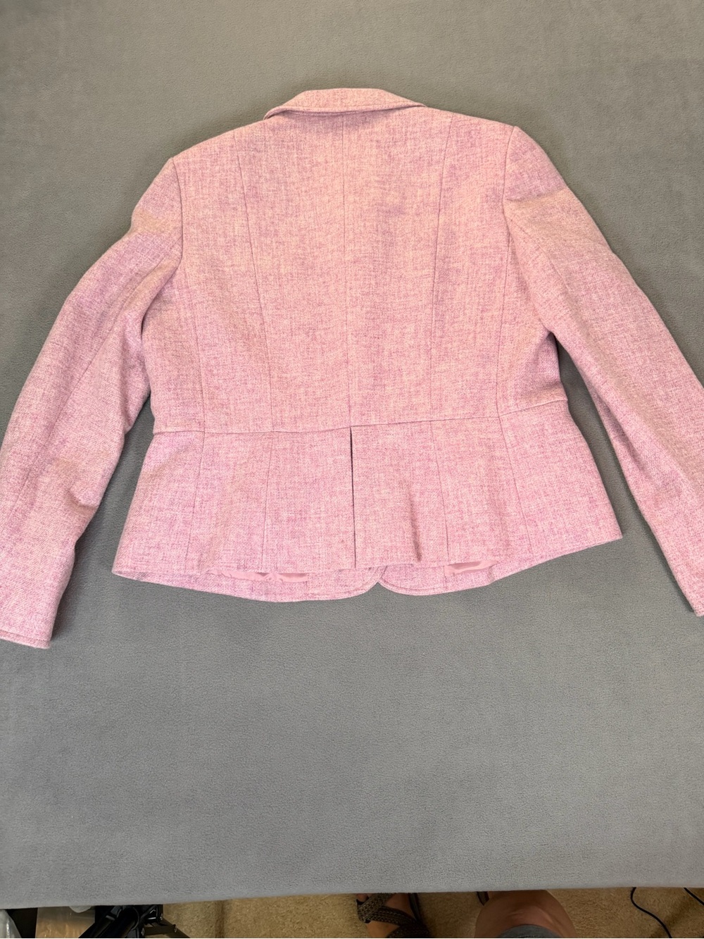 Talbots Women's Pink Wool Blazer/Suit Jacket- Elegant/Feminine Size 14- Like New - Picture 4 of 7